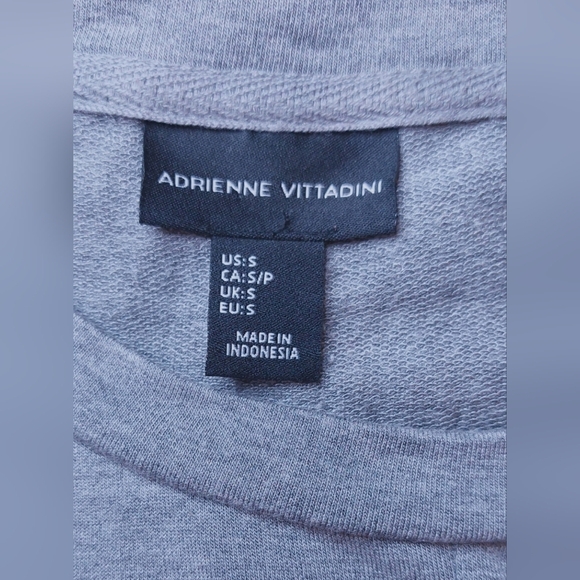 Adrienne Vittadini Grey Knit Shift Dress Size Small Long Sleeve Everyday Comfy - Picture 6 of 9